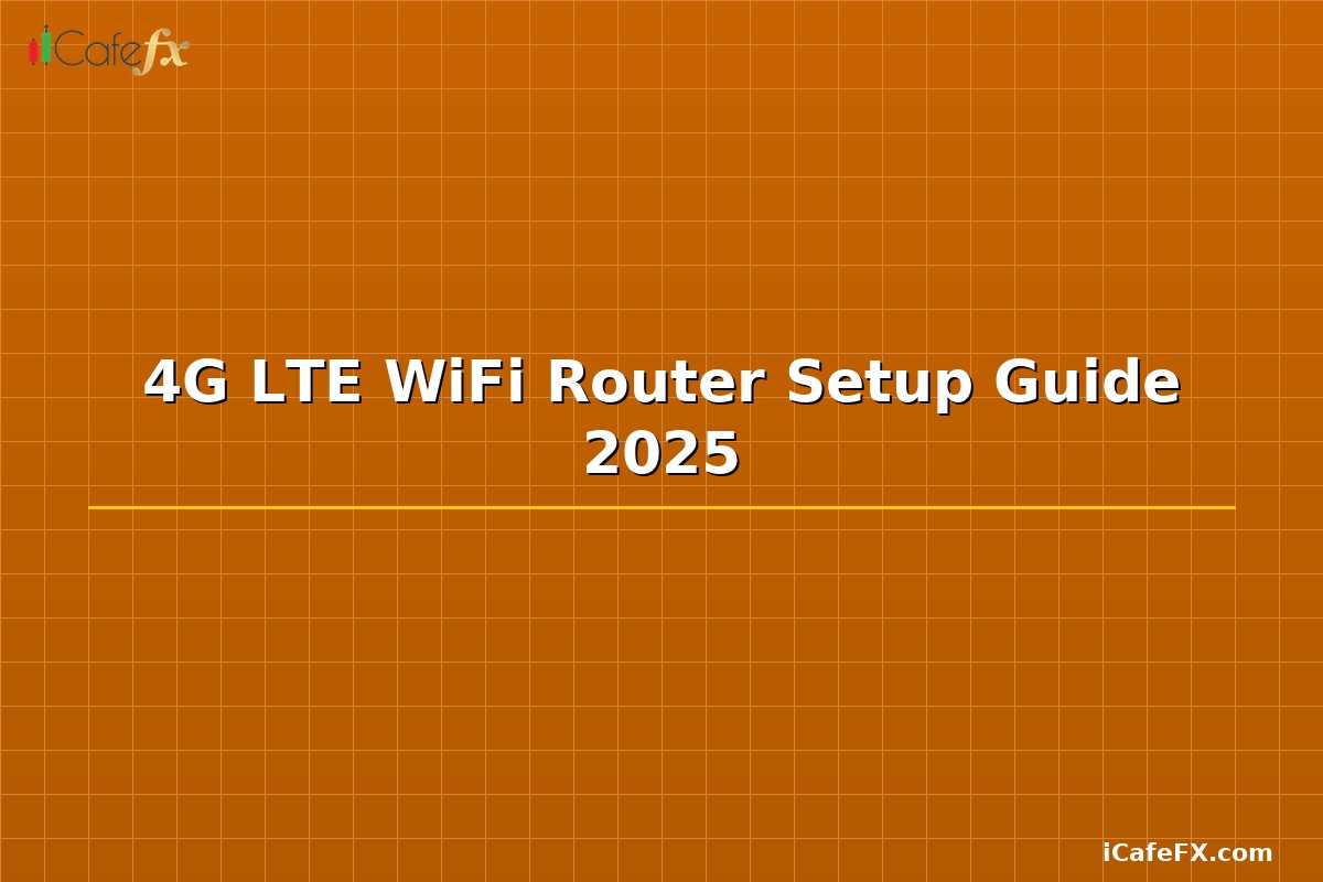 4G LTE WiFi Router Setup Guide